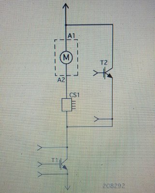 Caterpillar EP25k error Code 12 Schematic.